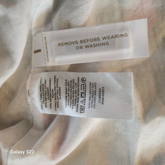 Ann Taylor Loft Floral Midi dress. NWT. Size 2 - Picture 9 of 9